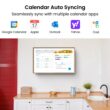 Apolosign Voice Assistant Screen Display Smart Hub in Teak Yellow