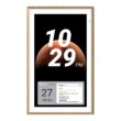 Apolosign Voice Assistant Screen Display Smart Hub in Teak Yellow