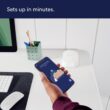 eero 6+ mesh Wi-Fi router say goodbye to wifi dead spots coverage up to 1,500 sq. ft. Connect 75+ devices 3-Pk White