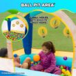 Sportspower My First Jump 'n Slide Bounce House with Ball Pit