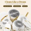Gotham Steel Modern Cookware 11-pc. Ceramic Coating Nonstick Cookware Set - Cream