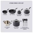 T-Fal Stone Force Platinum Non-Stick 12-Piece Cookware Set T-Fal Stone Force Platinum Non-Stick 12-Piece Cookware Set