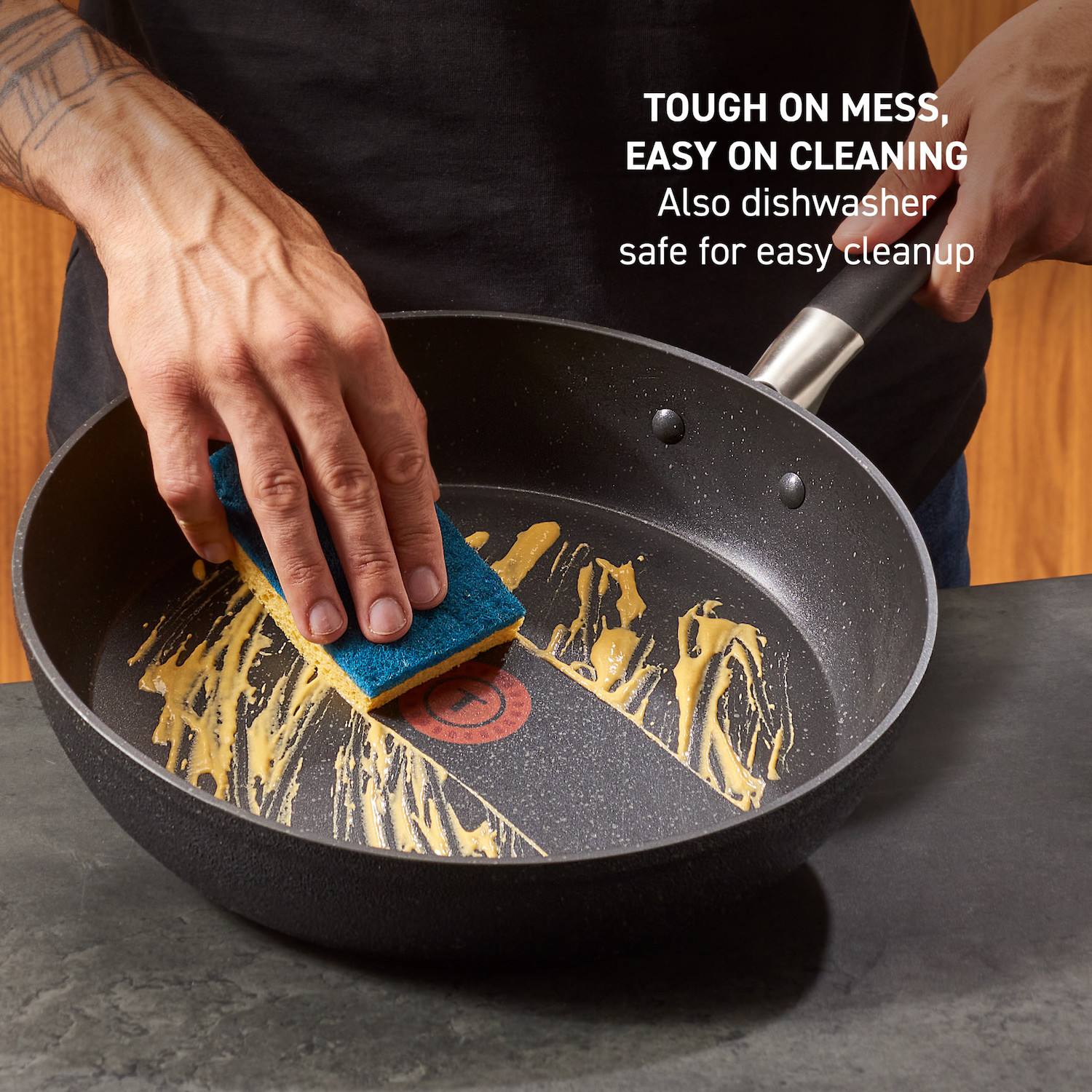 T-Fal Stone Force Platinum Non-Stick 12-Piece Cookware Set T-Fal Stone Force Platinum Non-Stick 12-Piece Cookware Set