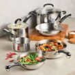 Farberware Brilliance 10-pc. Stainless Steel Cookware Set Farberware Brilliance 10-pc. Stainless Steel Cookware Set