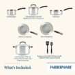 Farberware Brilliance 10-pc. Stainless Steel Cookware Set Farberware Brilliance 10-pc. Stainless Steel Cookware Set