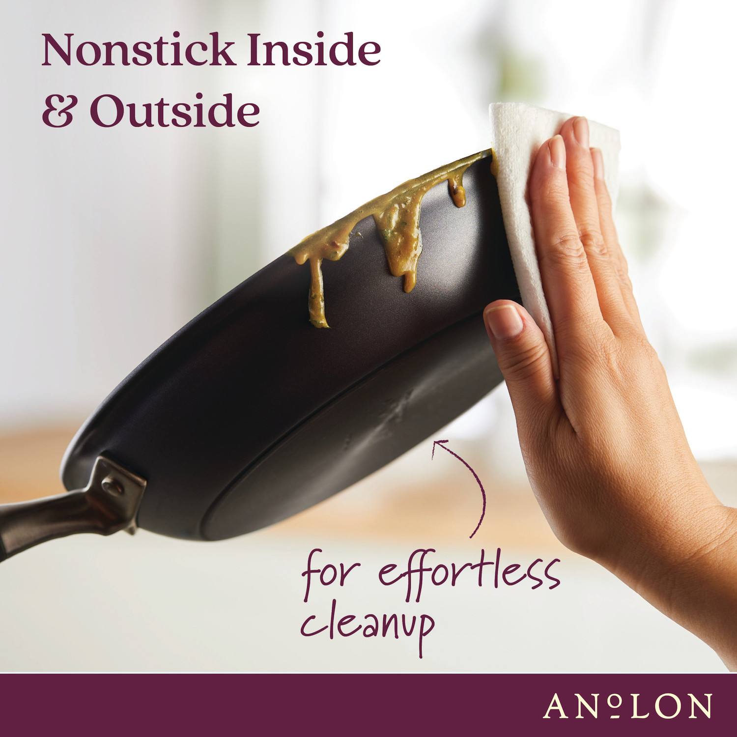 Anolon Advanced Home 11-pc. Cookware Set - Brown Anolon Advanced Home 11-pc. Cookware Set - Brown