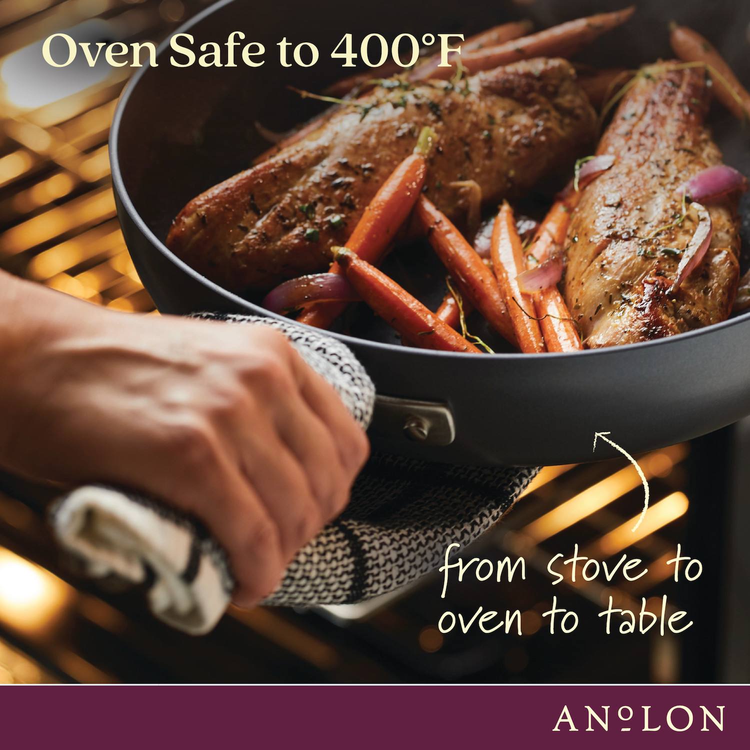 Anolon Advanced Home 11-pc. Cookware Set - Brown Anolon Advanced Home 11-pc. Cookware Set - Brown