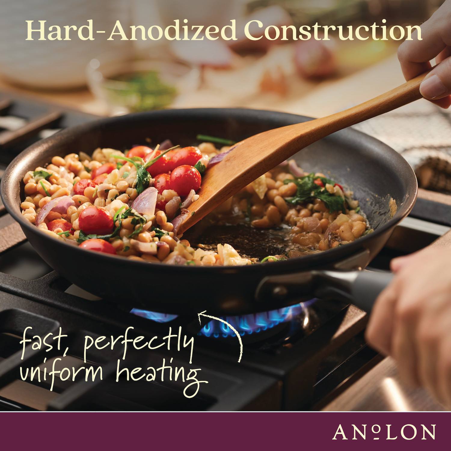 Anolon Advanced Home 11-pc. Cookware Set - Brown Anolon Advanced Home 11-pc. Cookware Set - Brown