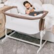 Baby Delight Beside Me Dreamer Bassinet & Sleeper - Organic Mocha
