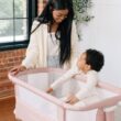 Baby Delight Beside Me Dreamer Bassinet & Sleeper - Organic Sage