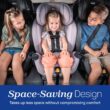 Chicco OneFit LX ClearTex Convertible Car Seat - Ebony