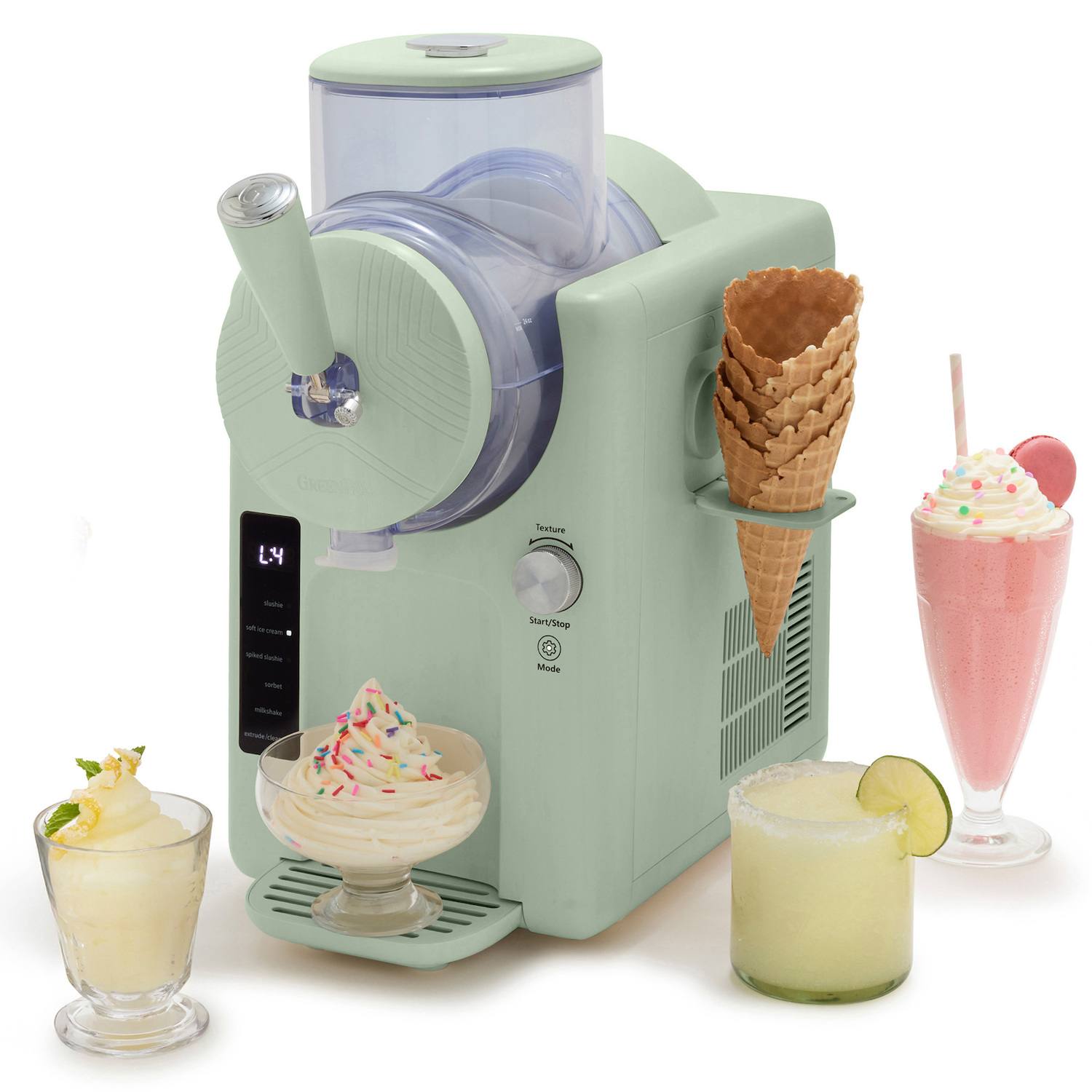 GreenPan Ice Cream & Frozen Drink Maker - Green GreenPan Ice Cream & Frozen Drink Maker - Green