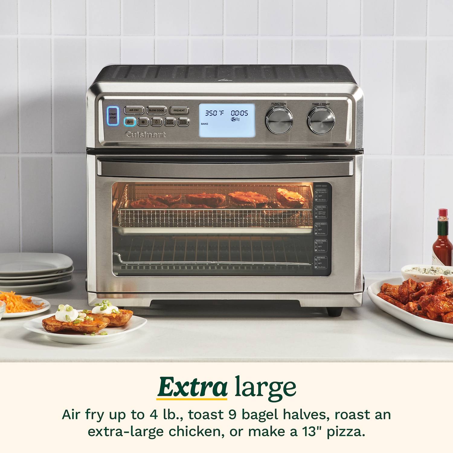 Cuisinart Extra-Large Digital Air Fryer Toaster Oven Cuisinart Extra-Large Digital Air Fryer Toaster Oven