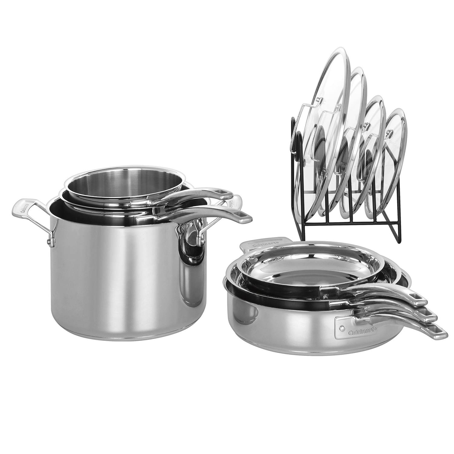 Cuisinart SmartNest 11-pc. Stainless Steel Cookware Set Cuisinart SmartNest 11-pc. Stainless Steel Cookware Set