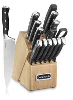 CuisinartÂ Triple Rivet 15 Piece Knife Block Set