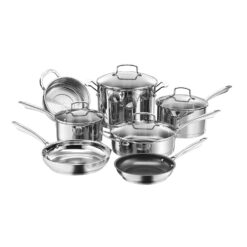 CuisinartÂ Professional Seriesâ¢ 11-pc. Stainless Steel Cookware Set