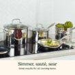 CuisinartÂ Professional Seriesâ¢ 11-pc. Stainless Steel Cookware Set