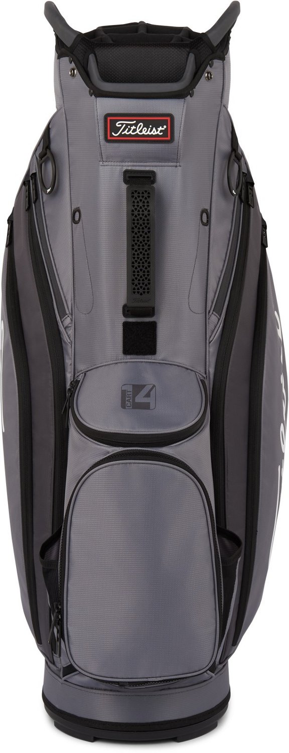 Titleist Cart 14 Lightweight Golf Bag Charcoal Black Titleist Cart 14 Lightweight Golf Bag Charcoal Black