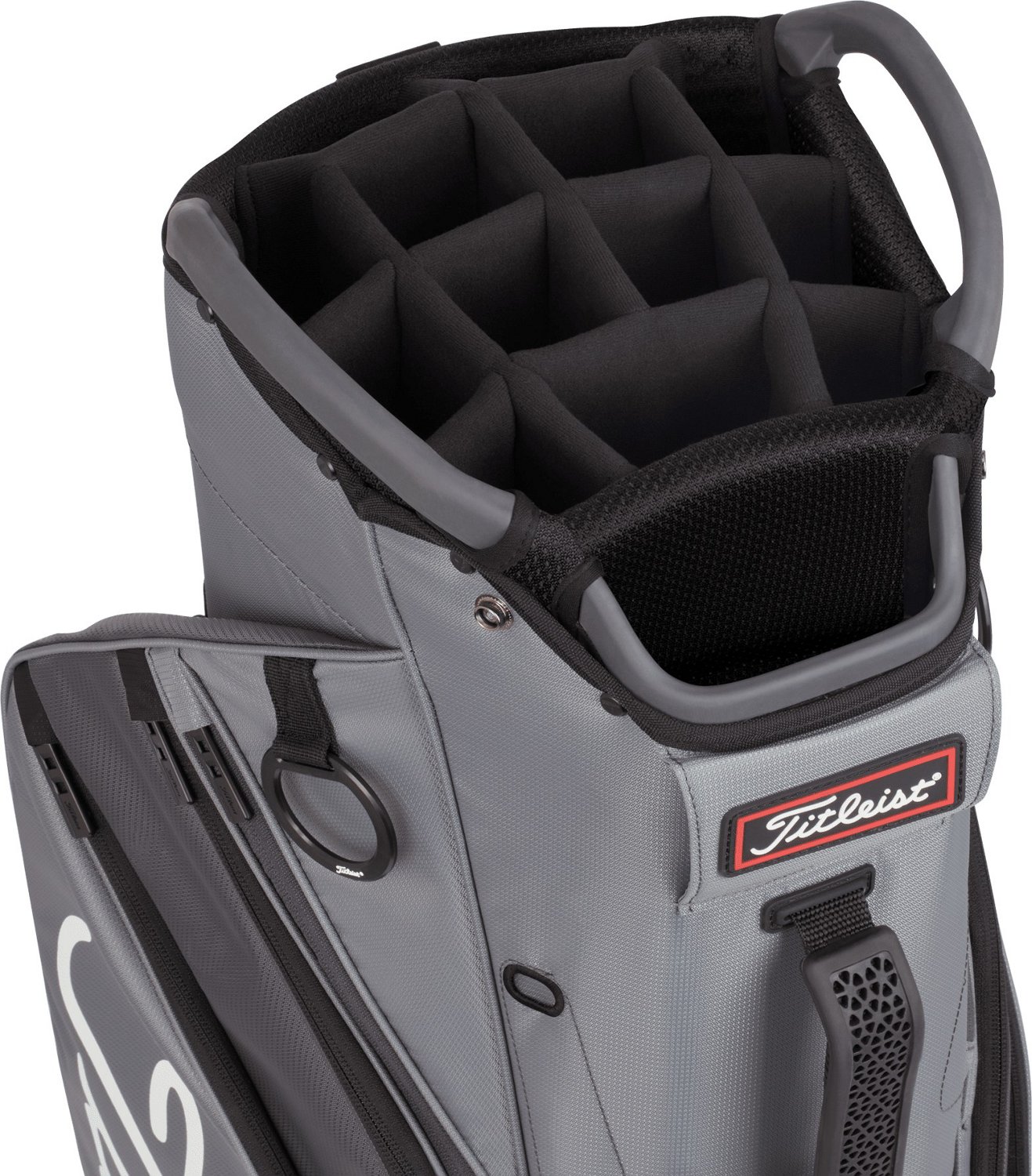 Titleist Cart 14 Lightweight Golf Bag Charcoal Black Titleist Cart 14 Lightweight Golf Bag Charcoal Black