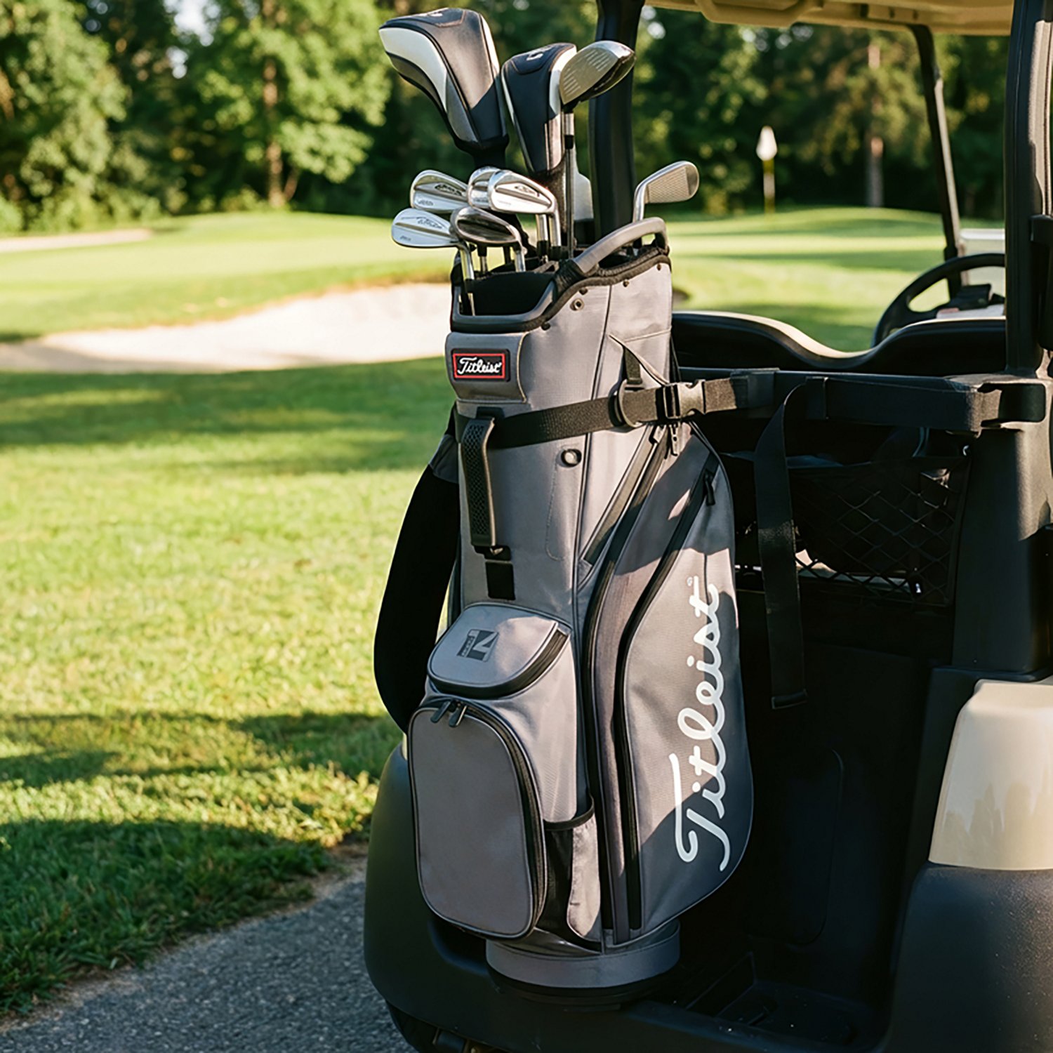 Titleist Cart 14 Lightweight Golf Bag Charcoal Black Titleist Cart 14 Lightweight Golf Bag Charcoal Black