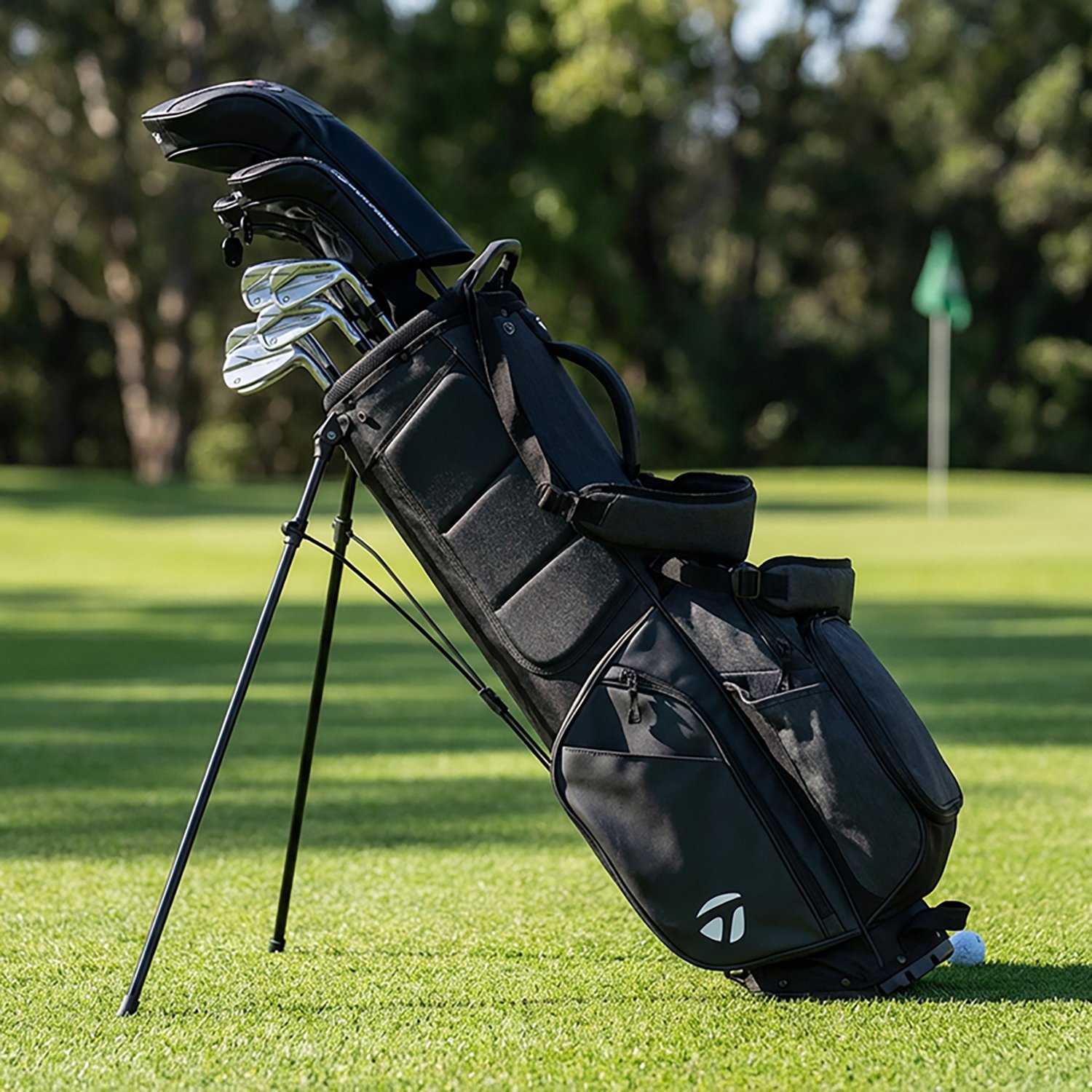 TaylorMade FlexTech Golf Stand Bag Grey TaylorMade FlexTech Golf Stand Bag Grey