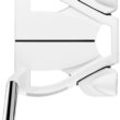 TaylorMade 2024 Spider Small Slant Putter White, Left, Length 35" TaylorMade 2024 Spider Small Slant Putter White