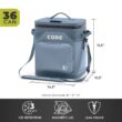 Core Climakeep 36-Can Box Cooler - Gray Core Climakeep 36-Can Box Cooler - Gray