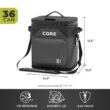 Core Climakeep 36-Can Box Cooler - Charcoal Core Climakeep 36-Can Box Cooler - Charcoal