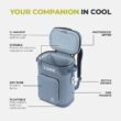 Core Climakeep 24-Can Backpack Cooler - Gray Core Climakeep 24-Can Backpack Cooler - Gray