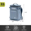 Core Climakeep 24-Can Backpack Cooler - Gray Core Climakeep 24-Can Backpack Cooler - Gray