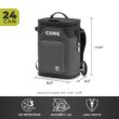 Core Climakeep 24-Can Backpack Cooler - Charcoal Core Climakeep 24-Can Backpack Cooler - Charcoal