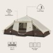 COREÂ 10-Person Instant Pyramid Cabin Tent