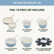 GreenPan Padova Pro 10Pc Ceramic NonStick Cookware Set