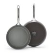 GreenPan GP5 Hard-Anodized Aluminum Healthy Ceramic Nonstick 9.5-in. & 11-in. 2-pc. Frying Pan Skillet Set - Brown