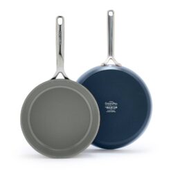 GreenPan GP5 Hard-Anodized Aluminum Healthy Ceramic Nonstick 9.5-in. & 11-in. 2-pc. Frying Pan Skillet Set - Blue