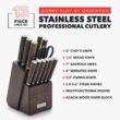 Bobby Flay by GreenPan Stainless Steel 13-pc. Knife Block Set
