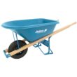Jackson 5.75-cu ft 1 Wheel Poly Push Wheelbarrow Flat-Free Tire