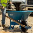 Jackson 5.75-cu ft 1 Wheel Poly Push Wheelbarrow Flat-Free Tire Jackson 5.75-cu ft 1 Wheel Poly Push Wheelbarrow Flat-Free Tire