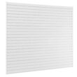 NewAge Products Garage 40 SqFt PVC Slatwall With Locking Hook 41 -Piece 80-in White Steel Multipurpose Accessory kit
