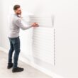 NewAge Products Garage 40 SqFt PVC Slatwall With Locking Hook 41 -Piece 80-in White Steel Multipurpose Accessory kit