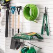 NewAge Products Garage 80 SqFt PVC Slatwall With Locking Hook 41 -Piece 160-in White Steel Multipurpose Accessory kit
