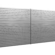 NewAge Products Garage 80 SqFt PVC Slatwall With Locking Hook 41 -Piece 160-in Silver Steel Multipurpose Accessory kit