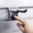 NewAge Products Garage 80 SqFt PVC Slatwall With Locking Hook 41 -Piece 160-in Silver Steel Multipurpose Accessory kit