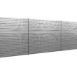 NewAge Products Garage 120 SqFt PVC Slatwall With Locking Hook 41 -Piece 240-in Silver Steel Multipurpose Accessory kit