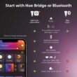 Philips Hue Signe Smart Floor Lamp, White - White and Color Ambiance LED Color-Changing Light - 1 Pack - Indoor - Control with App - Works with Alexa, Google Assistant, and Apple Homekit