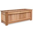 All Things Cedar Rectangle 20.0-in W x 52.0-in L x 22-in H Natural Cedar Cedar Indoor/Outdoor Planter