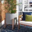 Safavieh Loflen Planter/Natural/Light Gray