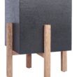 Safavieh Borsla Large Planter/Natural/Black