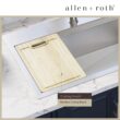 allen + roth Dennison Drop-in or undermount 33-in x 22-in Stainless steel Single bowl 18 -Gauge Workstation Kitchen Sink All-in-One Kit allen + roth Dennison Drop-in or undermount 33-in x 22-in Stainless steel Single bowl 18 -Gauge Workstation Kitchen Sink All-in-One Kit
