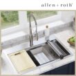 allen + roth Dennison Drop-in or undermount 33-in x 22-in Stainless steel Single bowl 18 -Gauge Workstation Kitchen Sink All-in-One Kit allen + roth Dennison Drop-in or undermount 33-in x 22-in Stainless steel Single bowl 18 -Gauge Workstation Kitchen Sink All-in-One Kit